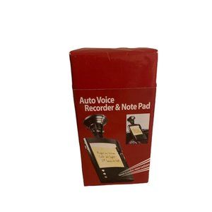 Park Avenue Auto Voice Recorder & Note Pad New open box